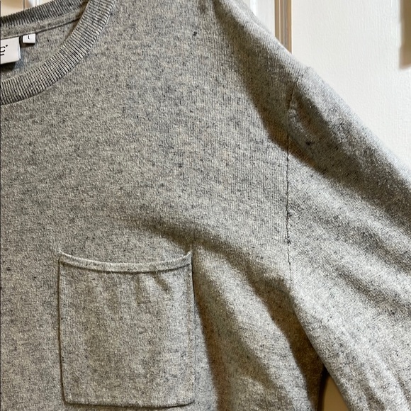 Wesc Knuby Heather Gray 100% Cotton Casual Crew Neck Sweater - Size Large - Picture 4 of 16